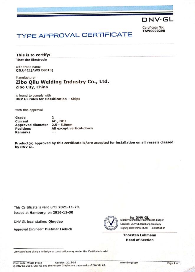 GL.DNV.E6013 